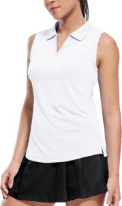 MIER Women's Sleeveless Golf Polo Shirts