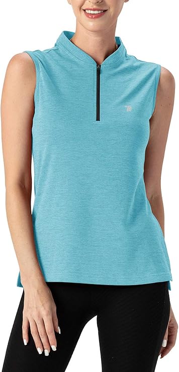 TBMPOY Women's UPF 50+ Golf Polo Shirts